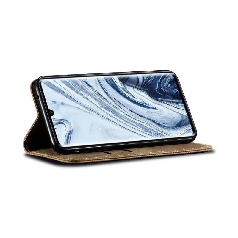 Flip Case Für Xiaomi Mi Note 10 / 10 Pro Kunstleder Im Jeans-stil