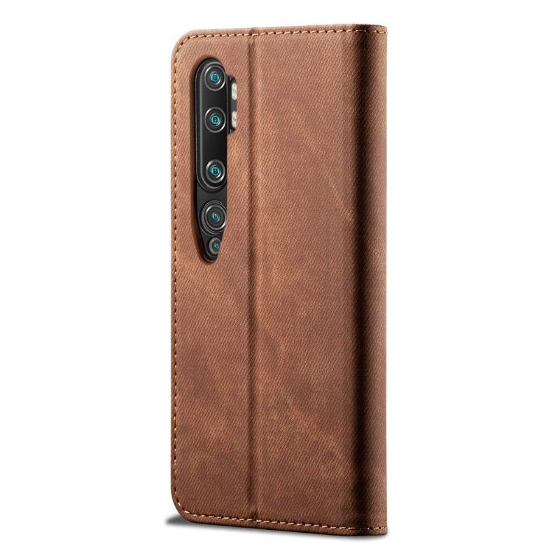 Flip Case Für Xiaomi Mi Note 10 / 10 Pro Kunstleder Im Jeans-stil