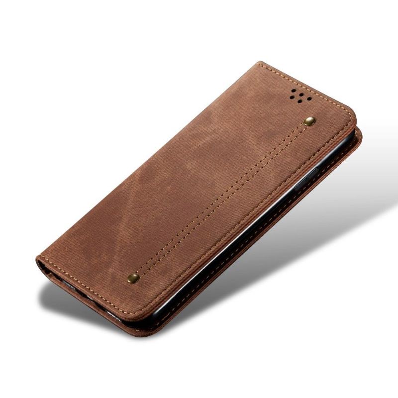 Flip Case Für Xiaomi Mi Note 10 / 10 Pro Kunstleder Im Jeans-stil