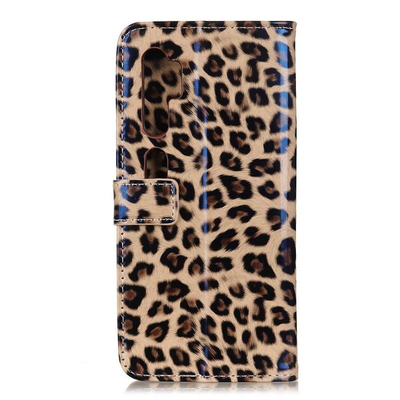 Flip Case Für Xiaomi Mi Note 10 / 10 Pro Leder Im Leoparden-stil