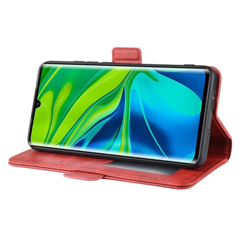 Flip Case Für Xiaomi Mi Note 10 / 10 Pro Mattes Kunstleder