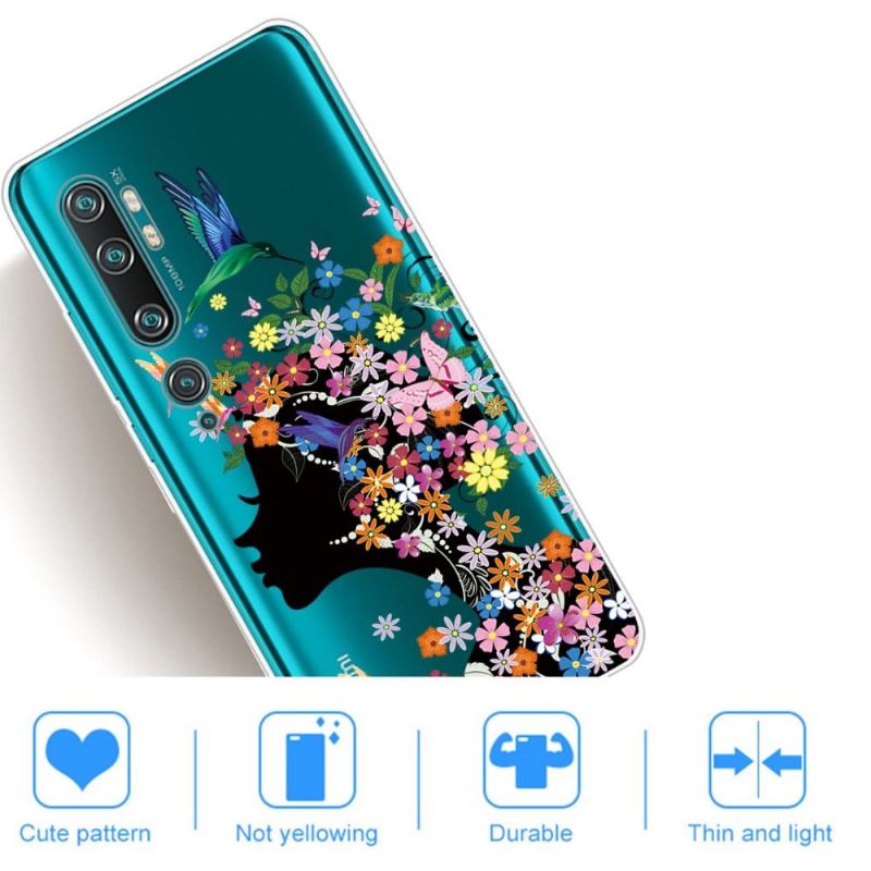 Handyhülle Für Xiaomi Mi Note 10 / 10 Pro Schutzhülle Kolibri-blume