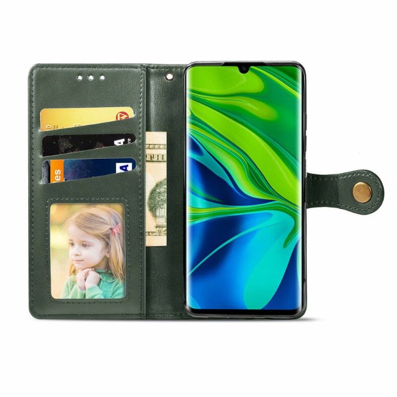 Lederhüllen Für Xiaomi Mi Note 10 / 10 Pro Indila Kunstleder Mit Standfunktion