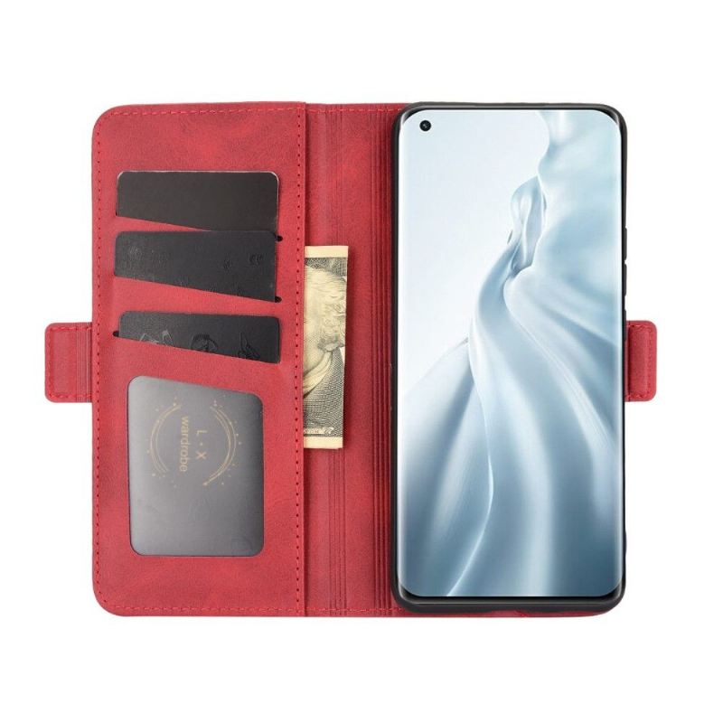 Case Für Xiaomi Mi 11 Brieftasche Matter Kunstlederbezug