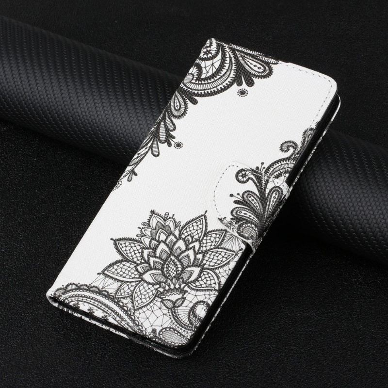 Flip Case Für Xiaomi Mi 11 Spitzenblumen