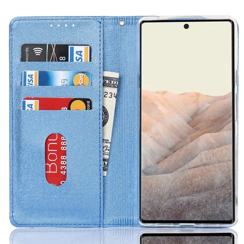 Flip Case Für Google Pixel 6 Flip Case Blue Moon Klappkartenhalter