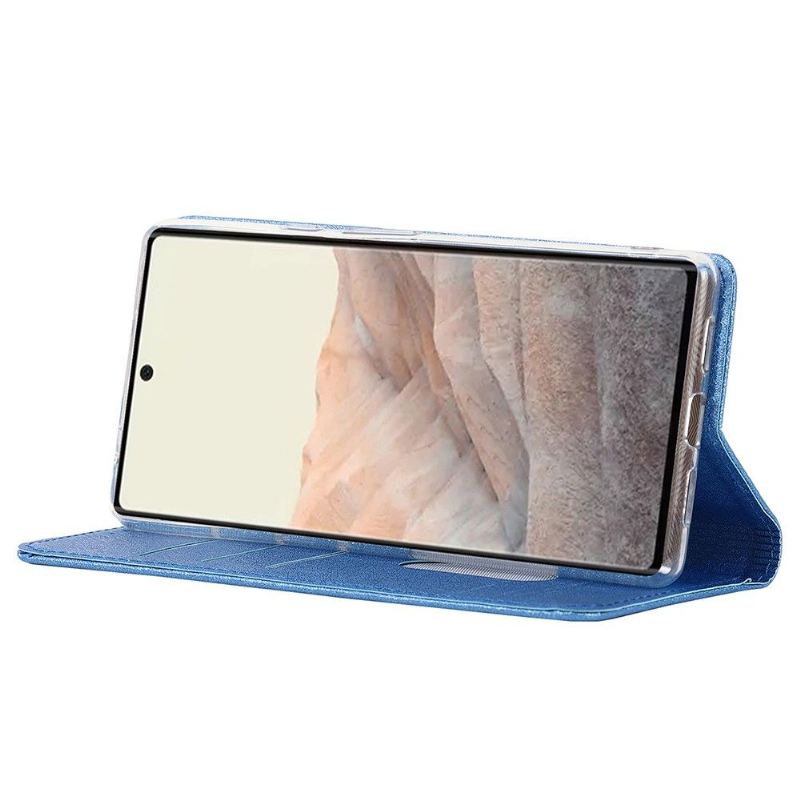 Flip Case Für Google Pixel 6 Flip Case Blue Moon Klappkartenhalter