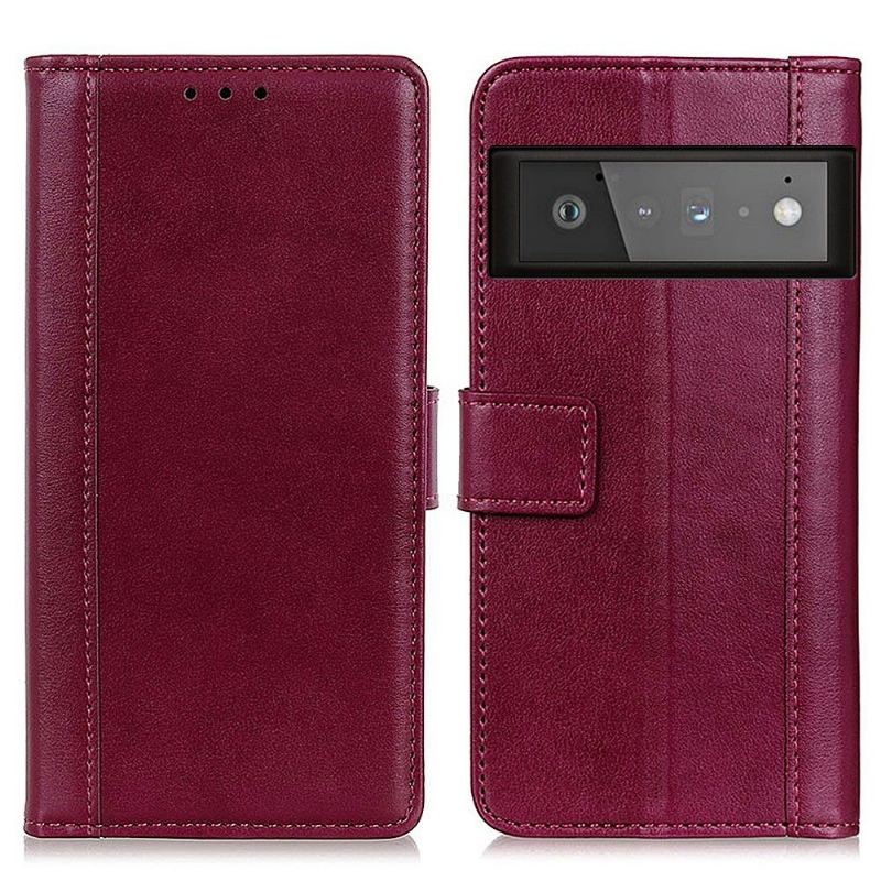 Flip Case Für Google Pixel 6 Flip Case Cerena Folio Kunstleder