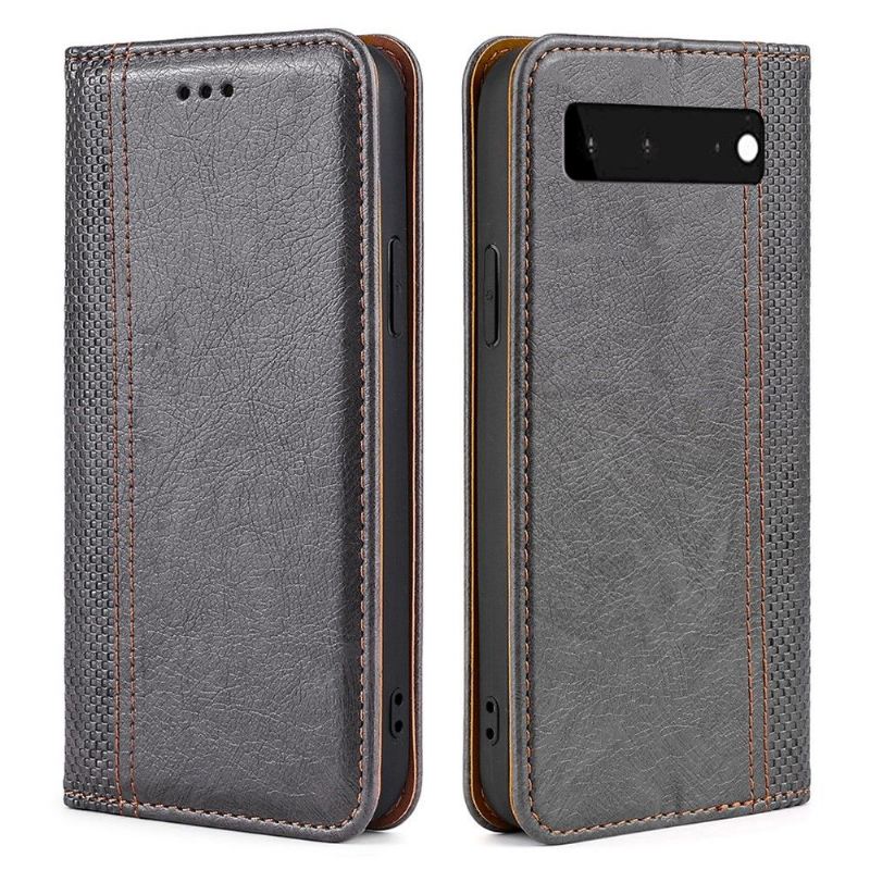 Flip Case Für Google Pixel 6 Flip Case Flip-folio-nähte