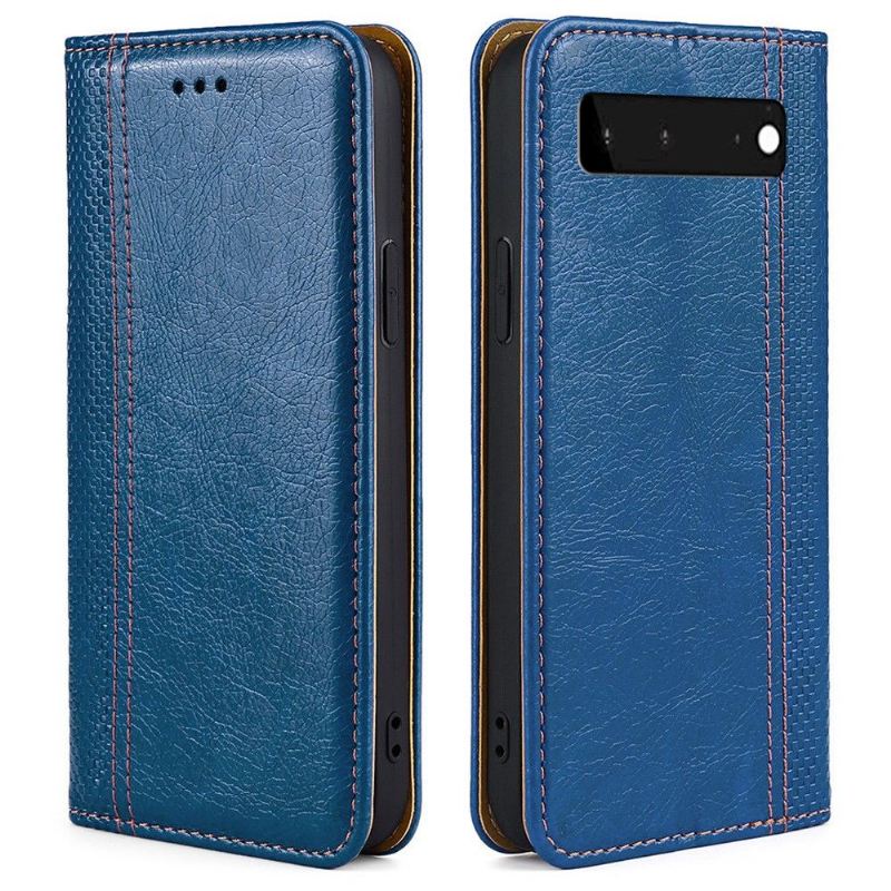 Flip Case Für Google Pixel 6 Flip Case Flip-folio-nähte