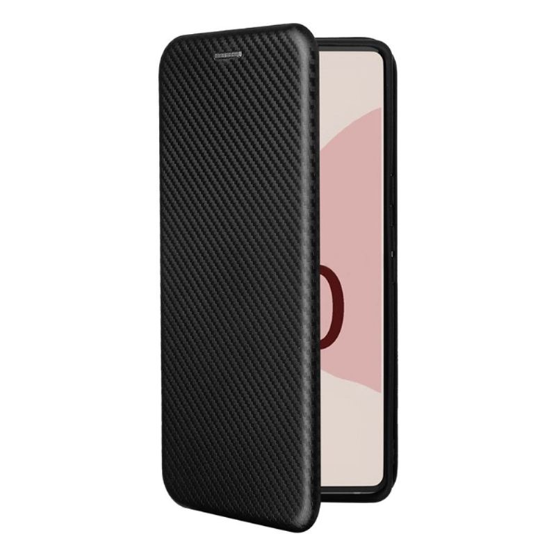 Flip Case Für Google Pixel 6 Kohlefaser-kunstleder