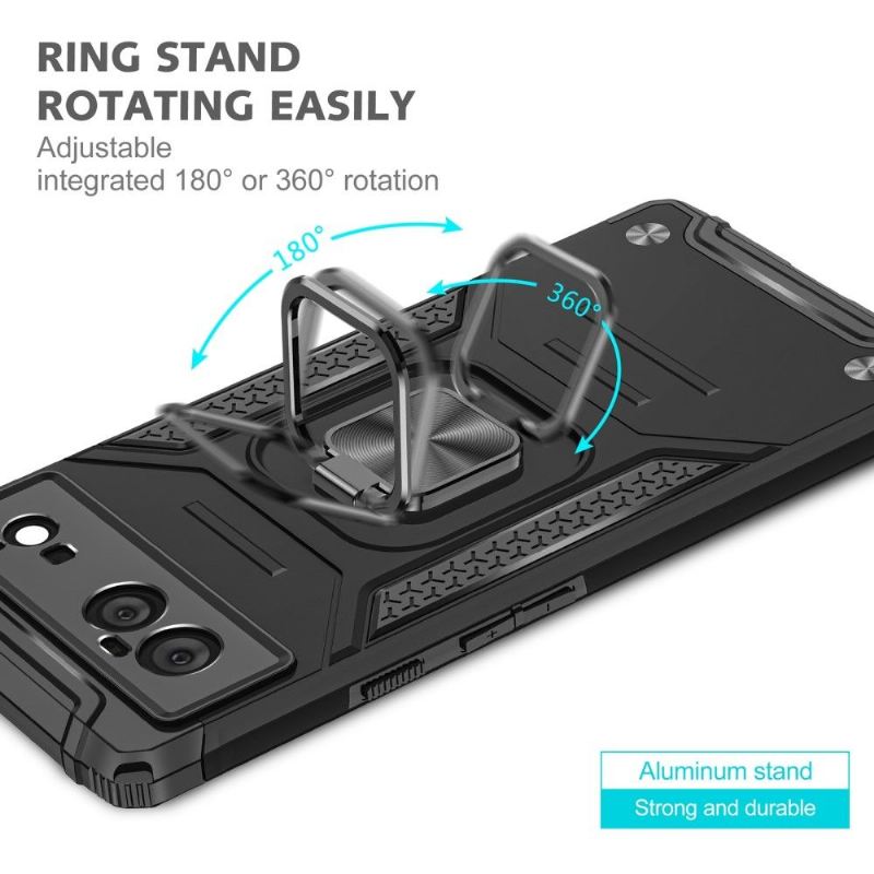 Hülle Für Google Pixel 6 Heavy Duty Mit Drehbarem Ring