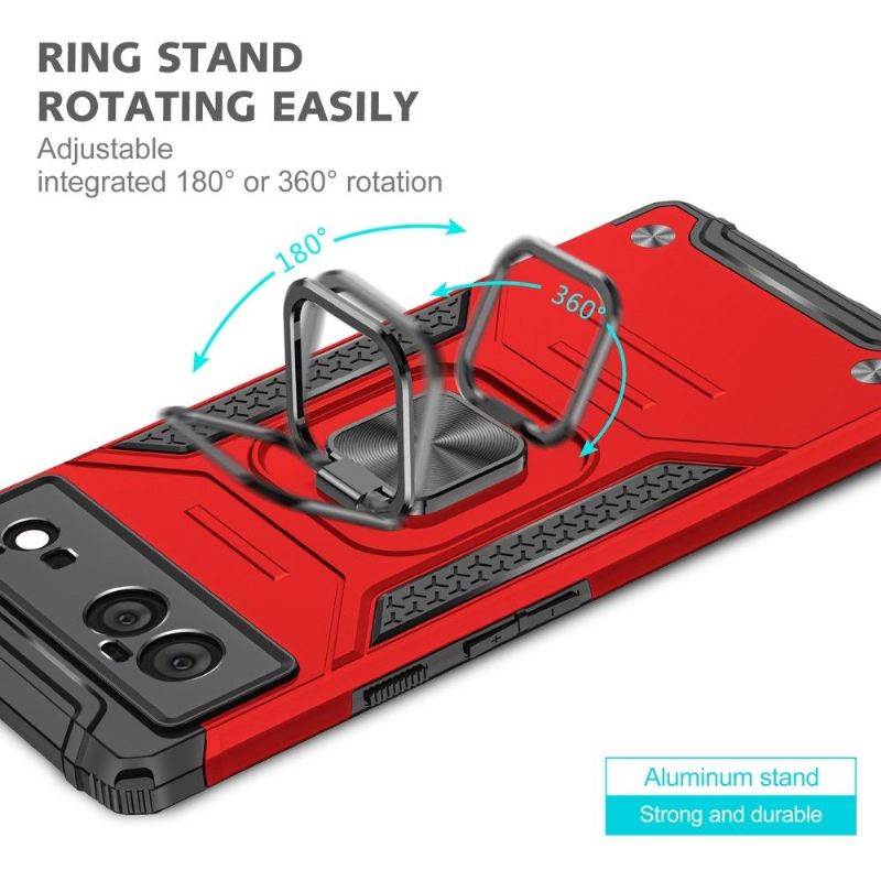 Hülle Für Google Pixel 6 Heavy Duty Mit Drehbarem Ring