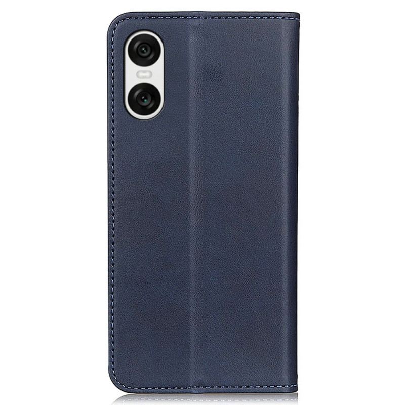 Flip Case Für Sony Xperia 10 Vi Spaltleder