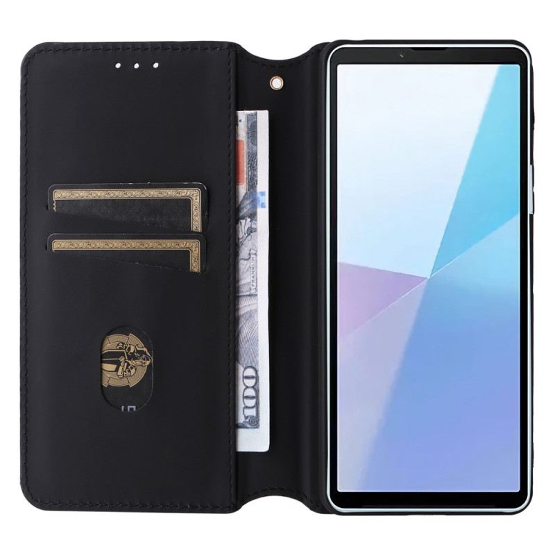 Flip Case Sony Xperia 10 Vi Handyhülle 3d-diamanten