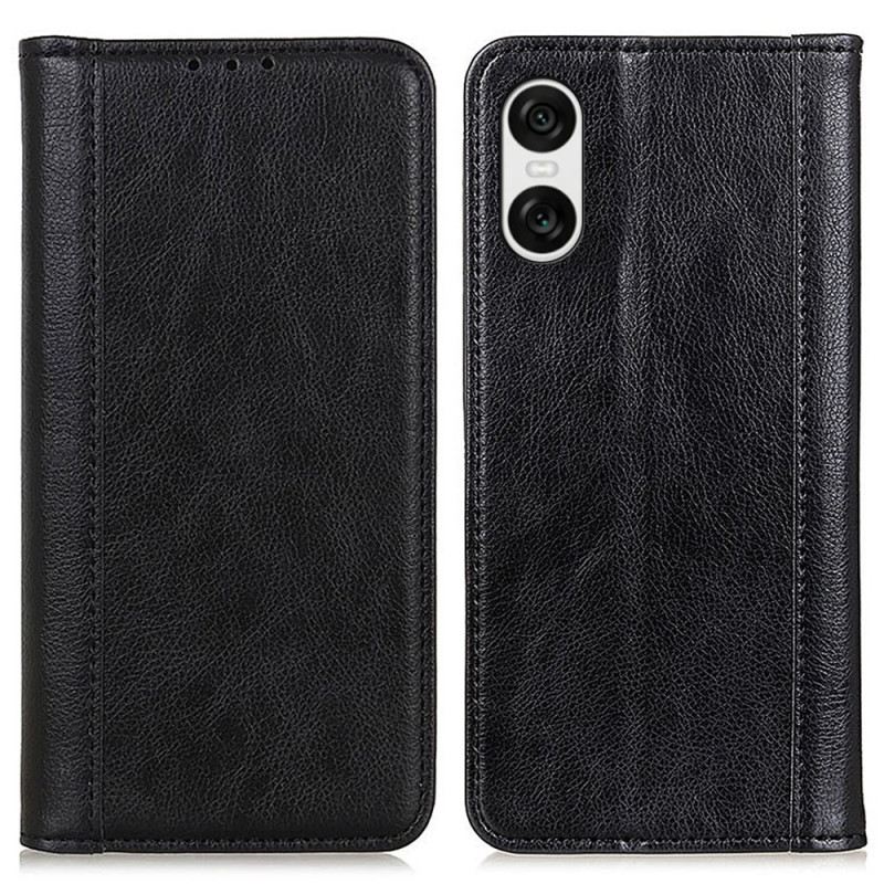 Flip Case Sony Xperia 10 Vi Handyhülle Spaltleder