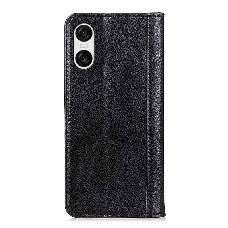 Flip Case Sony Xperia 10 Vi Handyhülle Spaltleder