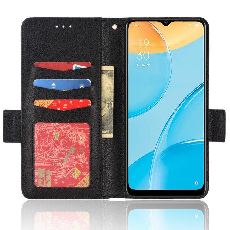 Flip Case Für Oppo A15 Flip Case Klappe Double Litchi Neue Farben