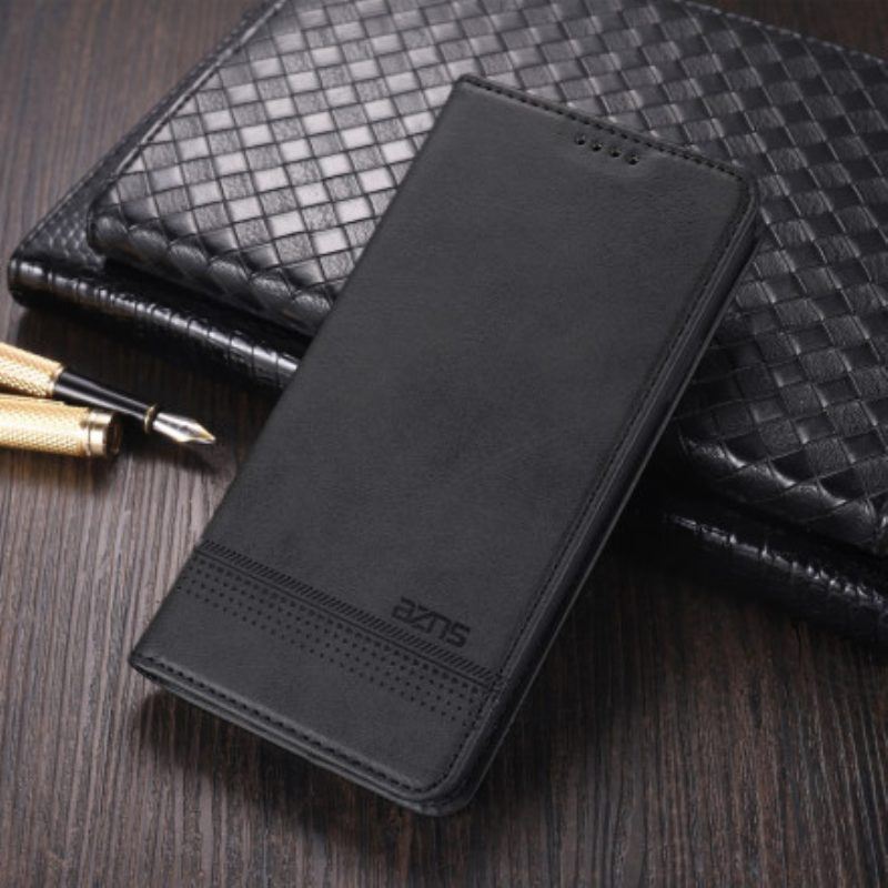 Schutzhülle Für Oppo A15 Flip Case Azns Leder-styling