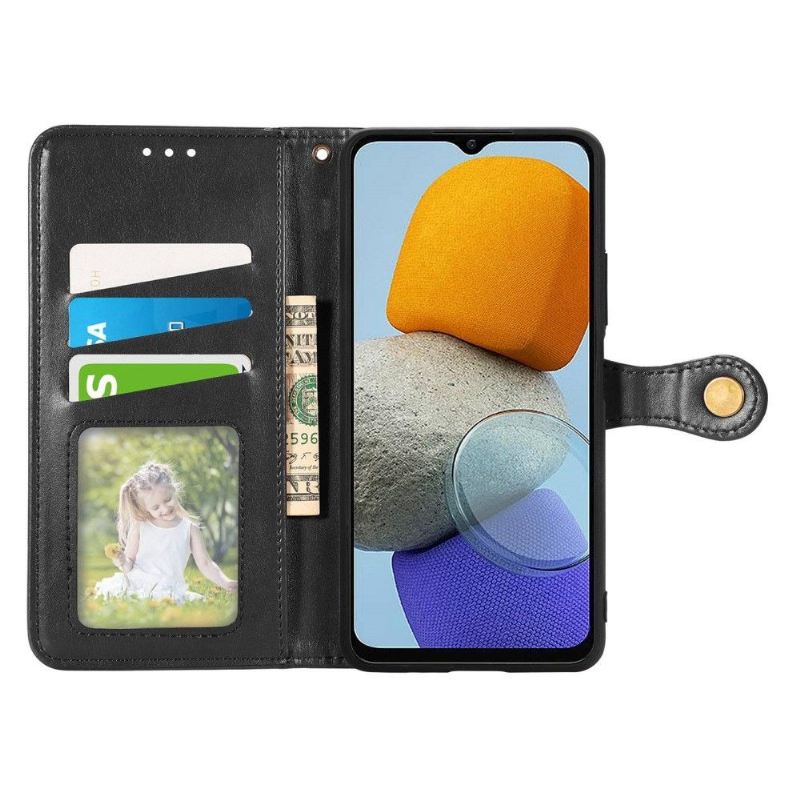 Flip Case Für Samsung Galaxy M23 5G Indila Kartenetui Aus Kunstleder