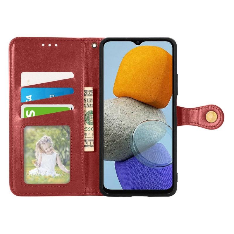 Flip Case Für Samsung Galaxy M23 5G Indila Kartenetui Aus Kunstleder