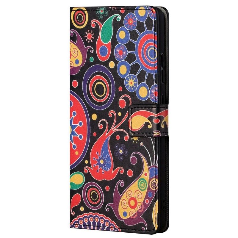 Flip Case Für Samsung Galaxy M23 5G Paisley-blume