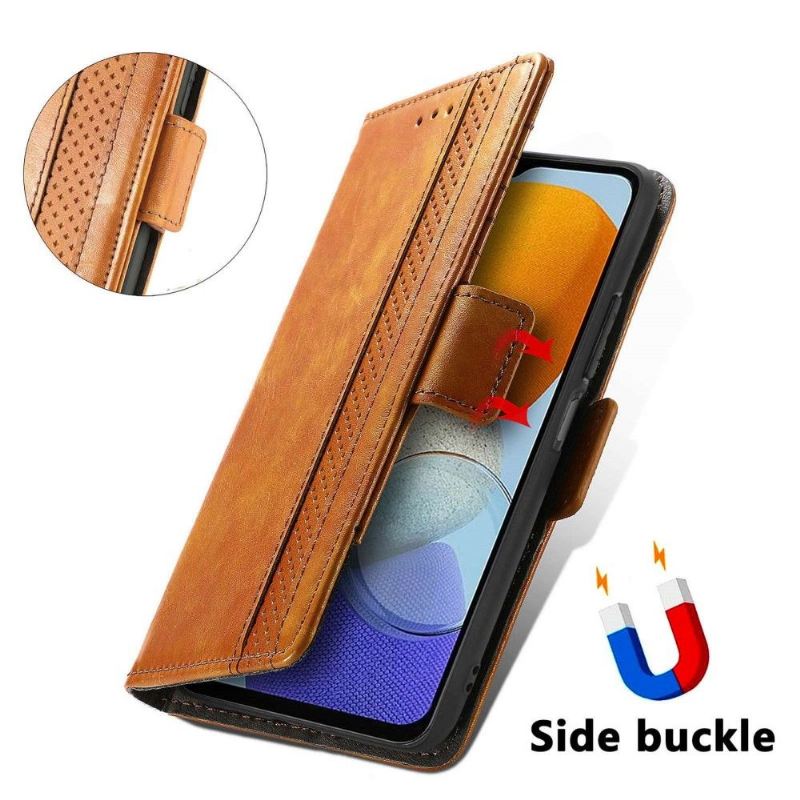 Lederhüllen Für Samsung Galaxy M23 5G Flip Case Geschäft Umdrehen