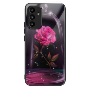 Hülle Für Samsung Galaxy A15 Rosa Gehärtetes Glas