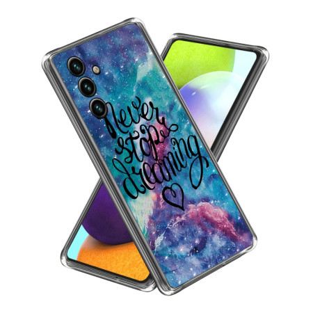 Hülle Samsung Galaxy A15 Handyhülle Höre Niemals Auf Zu Träumen