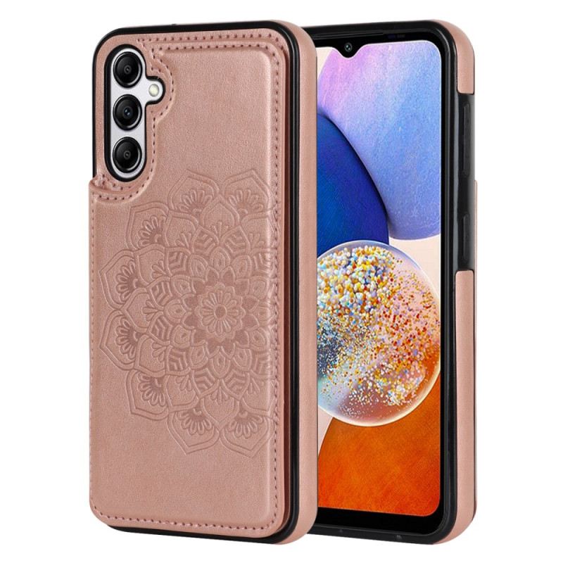 Hülle Samsung Galaxy A15 Handyhülle Kartenhalter Mit Mandala-muster