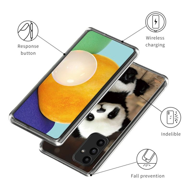 Hülle Samsung Galaxy A15 Handyhülle Panda-muster