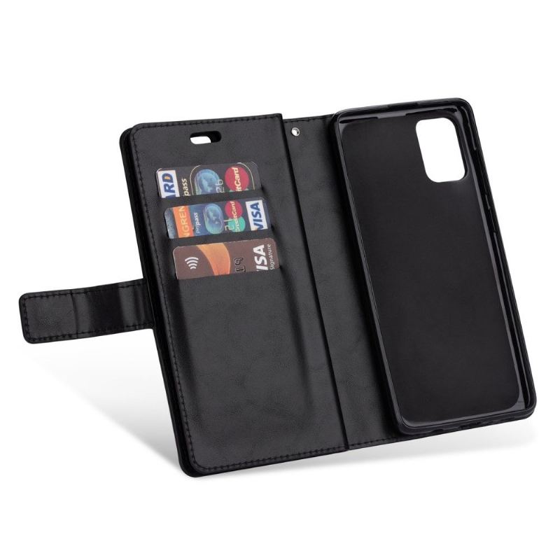 Flip Case Für Samsung Galaxy S10 Lite Brieftasche Mit Kordel Kunstleder