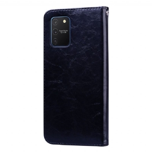 Flip Case Für Samsung Galaxy S10 Lite Deluxe Vintage-ledereffekt