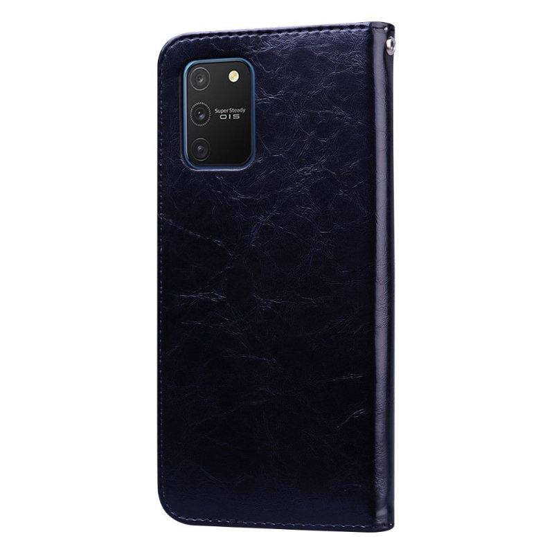 Flip Case Für Samsung Galaxy S10 Lite Deluxe Vintage-ledereffekt