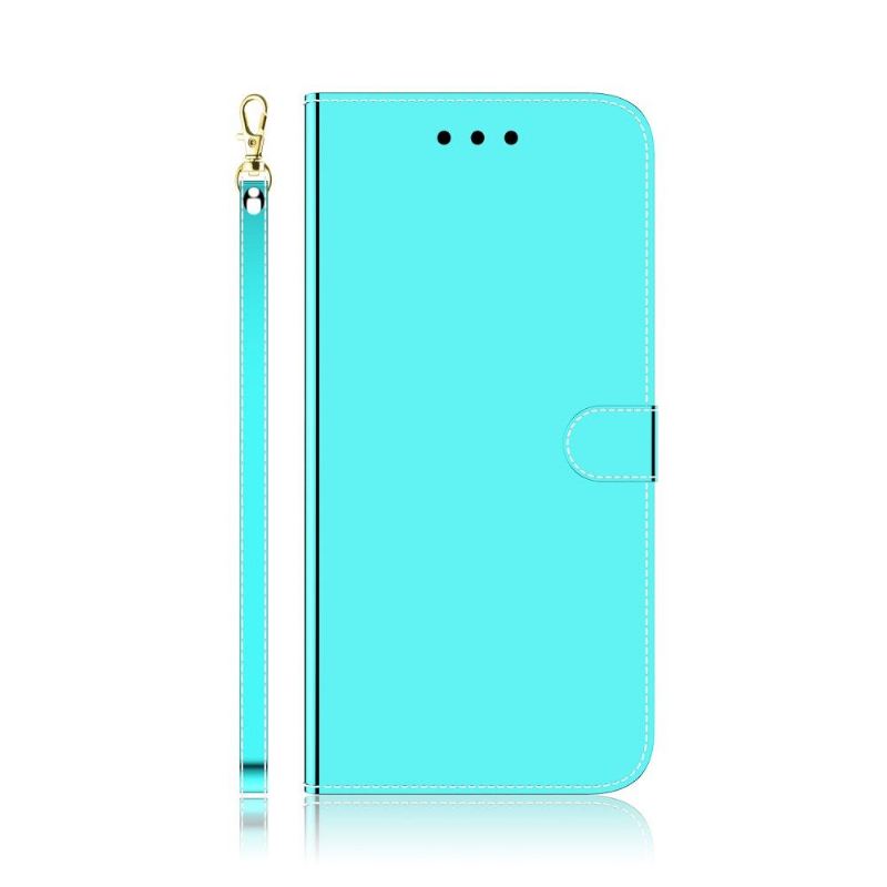 Flip Case Für Samsung Galaxy S10 Lite Kunstleder Spiegeleffekt