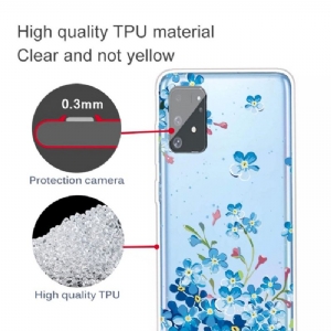 Hülle Für Samsung Galaxy S10 Lite Blaue Blumen