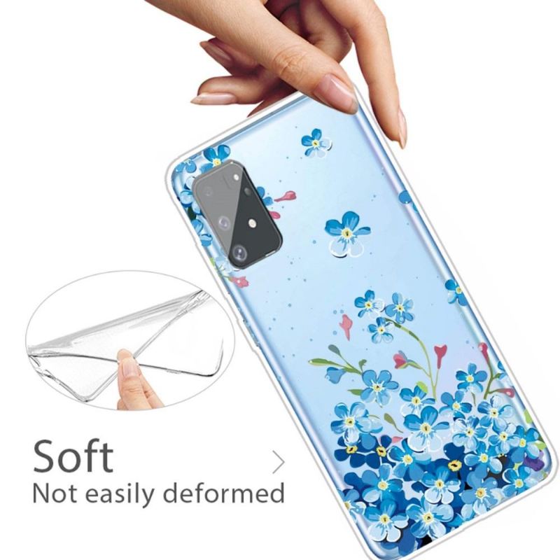 Hülle Für Samsung Galaxy S10 Lite Blaue Blumen