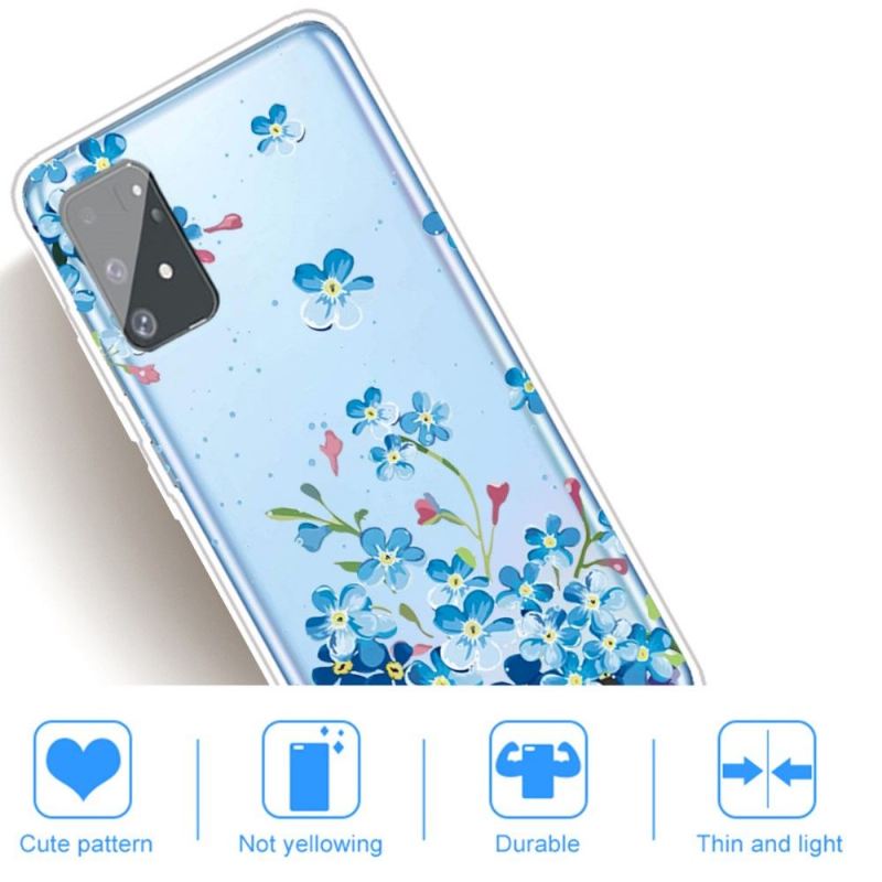 Hülle Für Samsung Galaxy S10 Lite Blaue Blumen