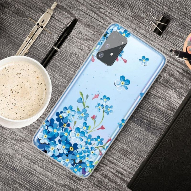 Hülle Für Samsung Galaxy S10 Lite Blaue Blumen