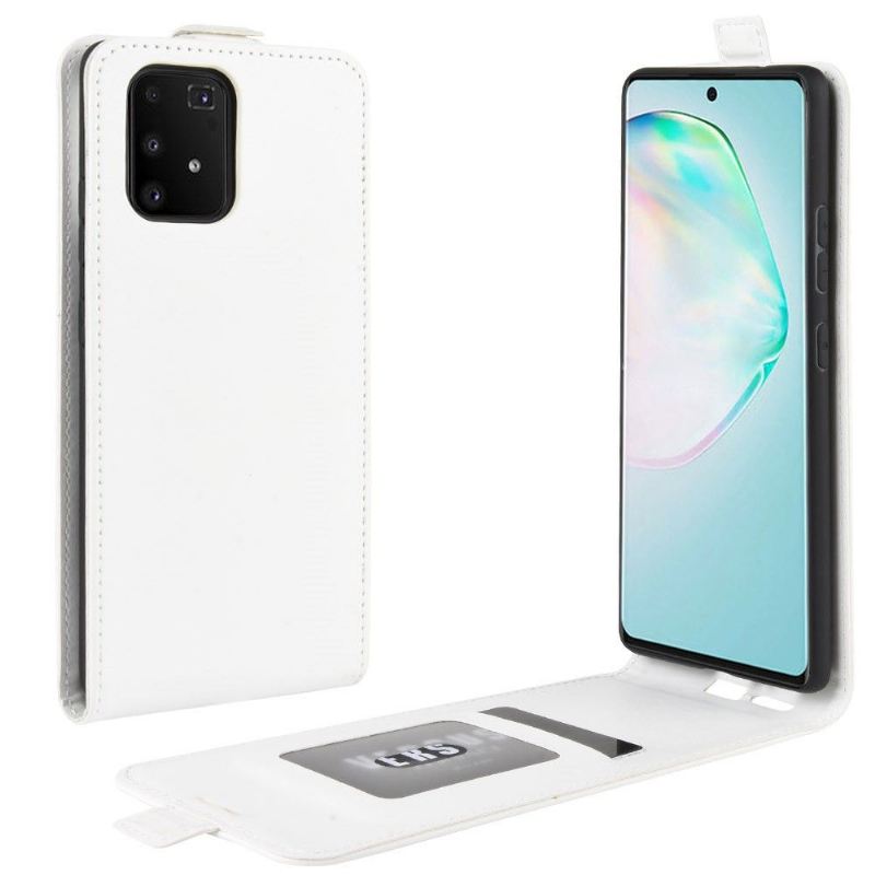 Lederhüllen Für Samsung Galaxy S10 Lite Flip Case Vertikales Kunstleder