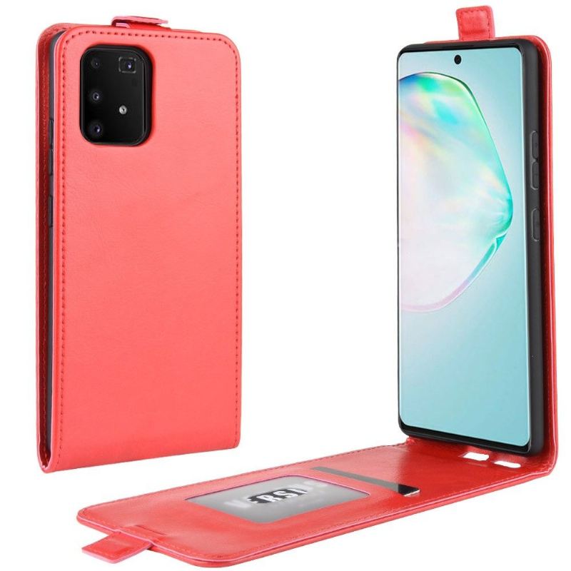 Lederhüllen Für Samsung Galaxy S10 Lite Flip Case Vertikales Kunstleder