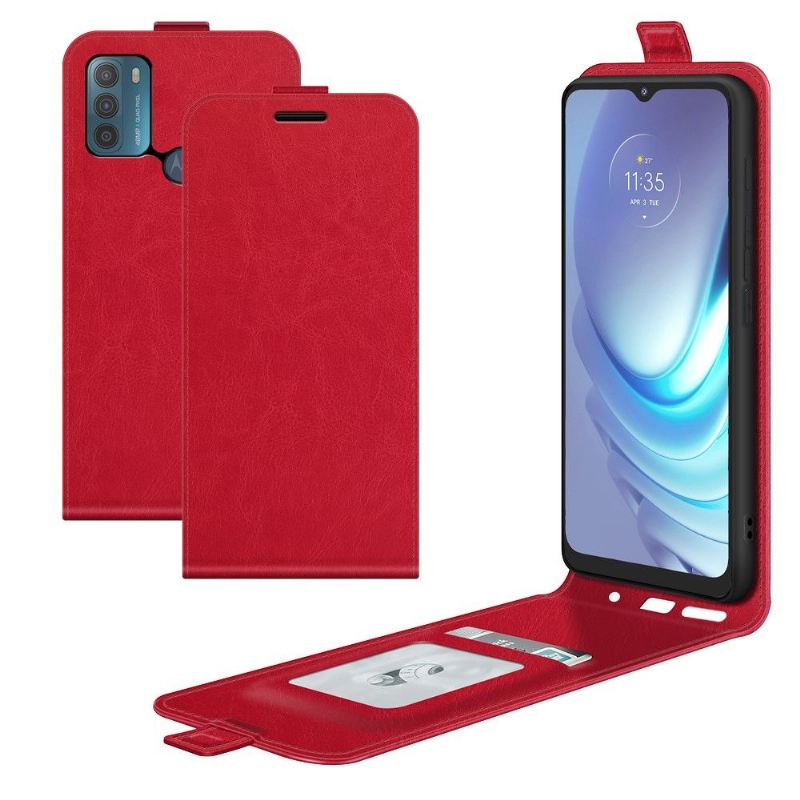 Lederhüllen Für Motorola Moto G50 Flip Case Vertikales Kunstleder