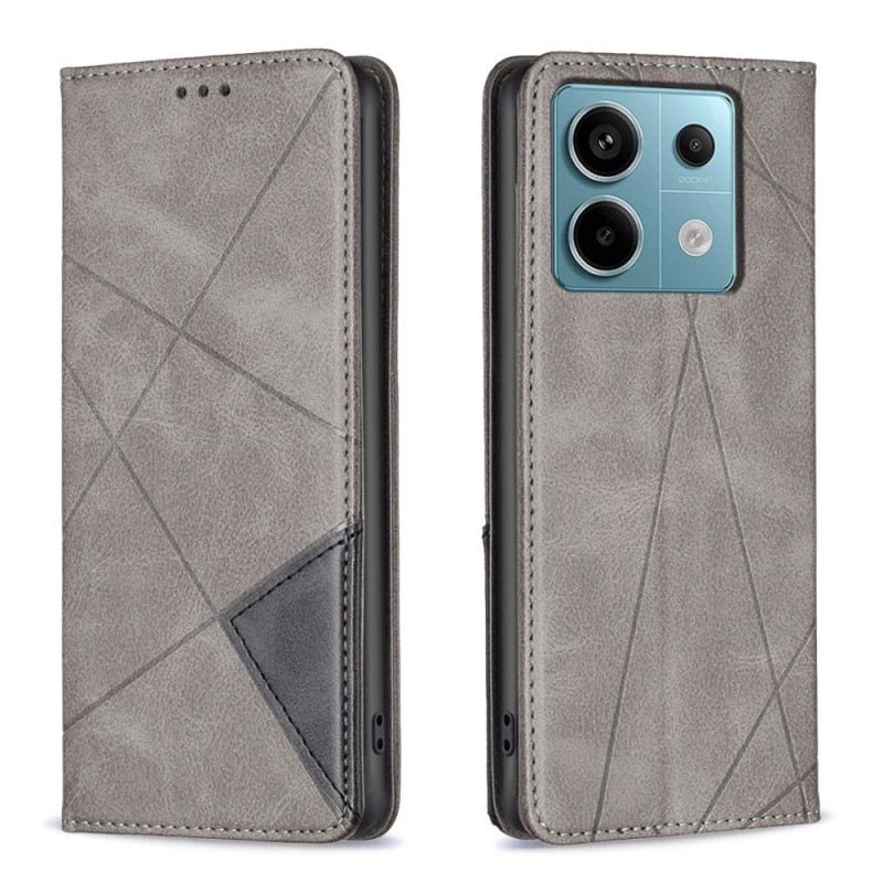 Flip Case Poco X6 5g Geometrische Muster