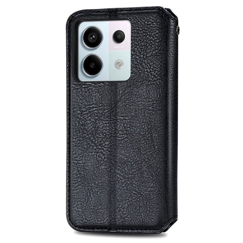 Flip Case Poco X6 5g Vintage 3d-diamanten