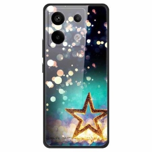 Hülle Poco X6 5g Handyhülle Bright Star Gehärtetes Glas