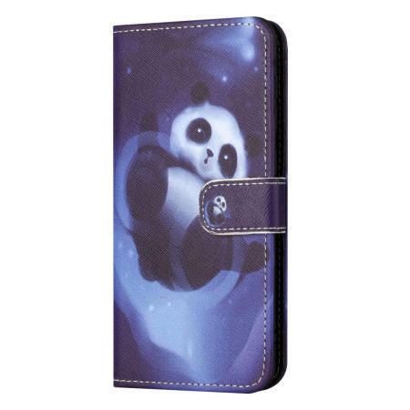 Lederhüllen Für Poco X6 5g Panda Space Mit Riemen