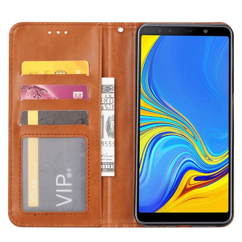 Case Für Samsung Galaxy A70 Kunstleder Mit Ständer Und Kartenhalter