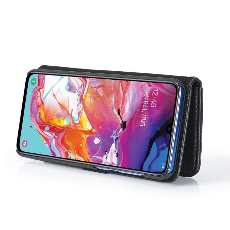 Hülle Flip Case Für Samsung Galaxy A70 Brieftasche Mit Abnehmbarer Schale