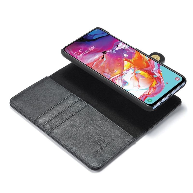 Hülle Flip Case Für Samsung Galaxy A70 Brieftasche Mit Abnehmbarer Schale