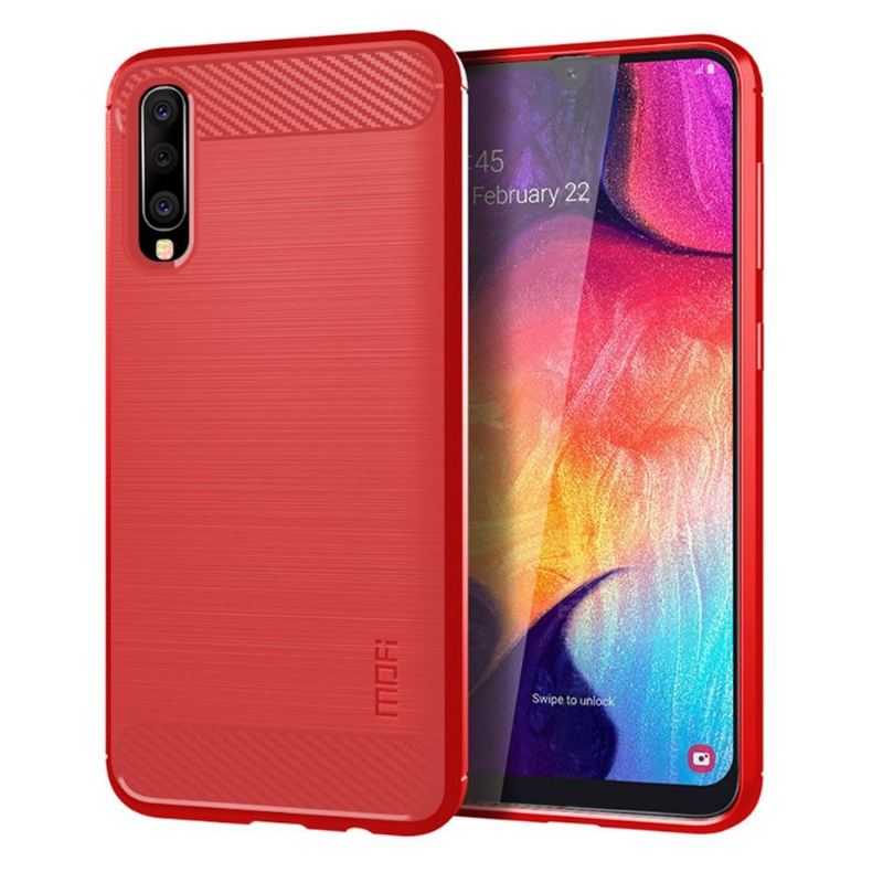 Hülle Für Samsung Galaxy A70 Gebürstetes Mofi